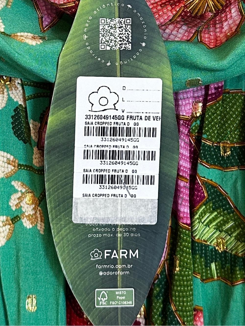 NWT Farm Rio "Fruta de Verão" (Summer Fruit) Maxi Skirt - Picture 12 of 12